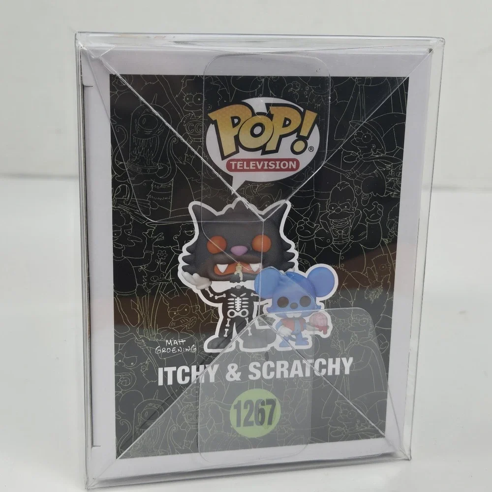 Funko Pop #1267 Itchy & Scratchy The Simpsons Treehouse of Horror Hot Topic NIB